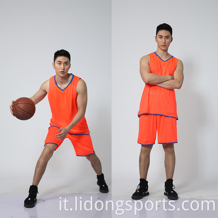 Ultimo Basketball Jersey Uniform Design Colore Blue Basketball Sublimation Jersey Wholesale